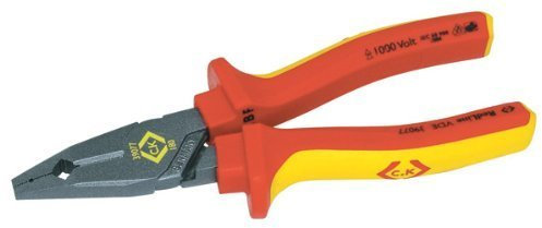 C. K Tools T39077-180 RedLine VDE Insulated Electricians Pliers with Pin Holder, 7-1/4-Inch OAL by Anchor Fasteners