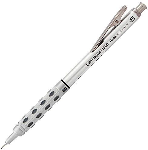 Pentel Graphgear 1000 Porte-Mine 0,3 mm Canon Rentrant Métal