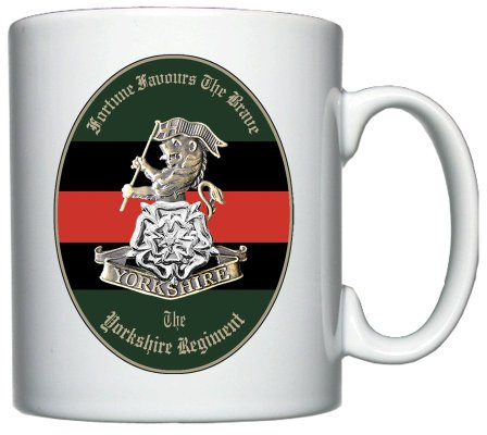 Badges On Mugs The Yorkshire Regimen Personalised Mugt
