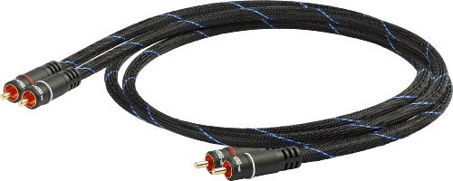 Black Connect Cinch Stereo MK II 0250 | 2,5 Meter