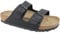 BIRKENSTOCK Damen Arizona Birko-flor Weit Pantoletten, Schwarz, 38 EU