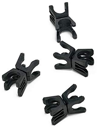 HEAD 4 Clips, Tennis Accessori Unisex Adulto, Nero, Taglia Unica