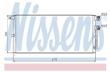 NISSENS 94916 Kondensator, Klimaanlage