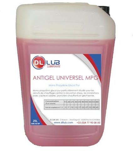 DLLUB - ANTIGEL MPG MONOPROPYLENE GLYGOL - 25 litres