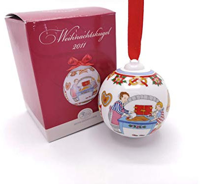 Porzellankugel Weihnachtskugel 2011 - Hutschenreuther - in OVP