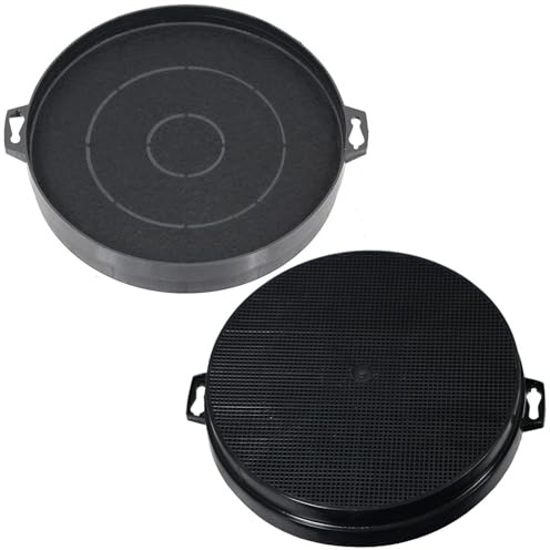 SPARES2GO Carbon Charcoal Vent Filter for Cata CH60SS CH70SS CH90SS Cooker Extractor Hood (Pack of 2)