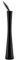 Alessi,MP1562,Pfeffermühle AA8aus Buchenholz,schwarz, 4 x 51 x 4.7 cm