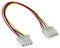 InLine 29650B Strom Verlängerung intern, 13,34cm (5,25) 4pol Stecker / Buchse, 0,5m