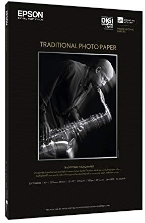 Epson C13S045051 Traditional photo paper inkjet 330g/m2 A3+ 25 Blatt Pack