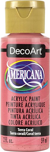 DecoArt Americana Acrylic Paint, 2-Ounce, Terra Coral