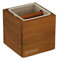Abschlagbehälter Abklopfbehälter für Kaffeesatz Classic braun / brown