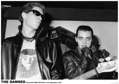 Damned 100 Club London Punk Festival 1976 83,8 x 58,4 cm Poster
