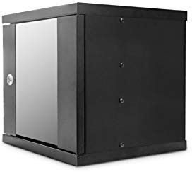 Dynamode 4U 320mm Deep Data Cabinet, Wall Mounted, 10 Rackmount (320x300x310 mm), Wall Enclosures Cabinet for SMA Applications, Mount Rack, IT Data Network Equipment with Cable Management & Lock.