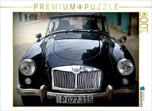 CALVENDO Puzzle MG in Havanna - EIN Motiv aus dem Kalender Auto-Legenden - British Classics | 1000 Teile Lege-Größe 64 x 48 cm Foto-Puzzle für glückliche Stunden