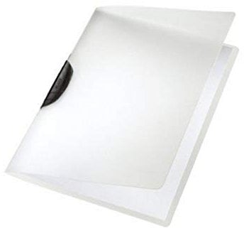Leitz 41750095 Klemmmappe ColorClip, A4, PP, 6er Packung, schwarz