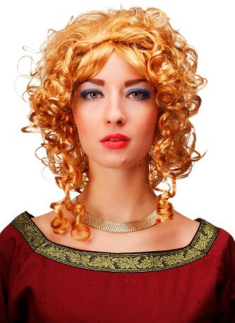 WIG ME UP Karneval Fasching Perücke Blond Prinzessin Königin Mittelalter Barock Gothic Lolita 66102-P27