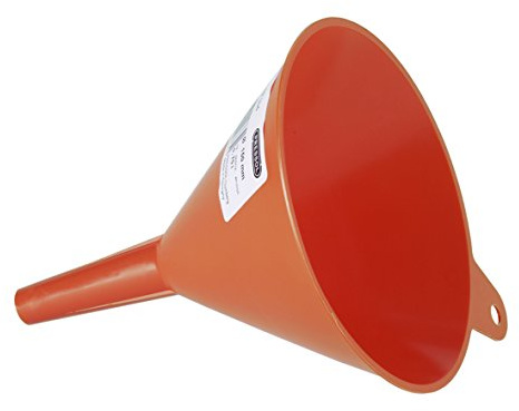 Stubai Trichter PE, Höhe 180 Auslauf, Durchmesser 15 mm, 150 mm, orange, 101431