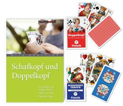 Vier Treff Geschenkset: Homboldt Schafkopf und Doppelkopf inkl. Spielkarten