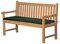 Bankauflage Bankkissen Bankpolster Gartenbankauflage Polsterauflage Sitzauflage Sitzkissen Gartenbank 120 x 47 cm grün dunkelgrün hochwertig Made in Germany