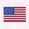 60 x 35 mm Amerika Flagge USA Flag Washington Patch Aufnäher Aufbügler 0640 B
