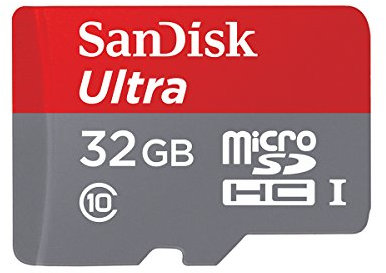 Carte Mémoire microSDHC SanDisk Ultra 32GB avec Vitesse de Lecture Allant jusqu'à 80MB/S, Classe 10 FFP