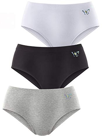 PETITE FLEUR Damen Formslip | im 3er-Pack mit Schmetterlingsmuster, figurformend