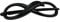 1 Stk Libellenspange 8er Form 8x2,5cm in schwarz - Made in Germany - WeLoveBeads