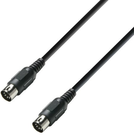 Adam Hall Cables 3 STAR MIDI 0300 BLK - Cable MIDI 3 m negro