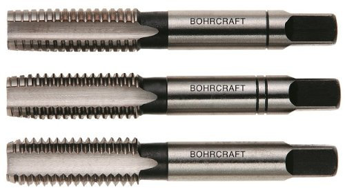 Bohrcraft Handgewindebohrer DIN 352 HSS-G, M 4/3-teilig in SB-Tasche, 1 Stück, 41000700400