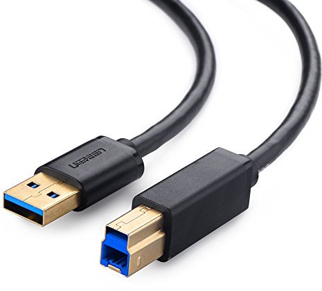 UGREEN Printer Cable US210 USB 3.0 to USB Tipo-B 2m Black