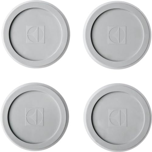 Electrolux E4WHPA02 Piedini Antivibrazione Universali per Lavatrice, Grigio