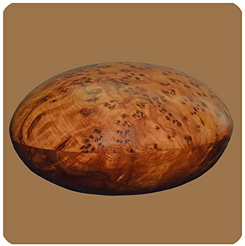 Thuja Holz Schatulle Dose Schmuckdose Holzschachtel Holzdose Holzschatulle Wurzelholz Kiste rund Größe Groß