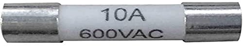 HV510.10 Multimeter-Sicherung (Ø x Länge) 5mm x 20mm 10A 600V Superfast - FF Inhalt 1 Stück, silber