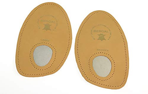 Leder Halbsohlen mit Pelotte Größe Halbsohle von Bergal 41/42