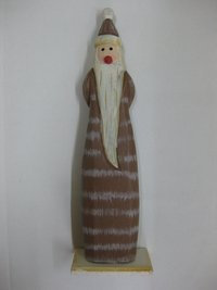 tib Holzfigur - Weihnachtsmann - Natur - Höhe: 21 cm