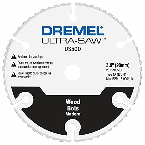 Dremel US500-01 Ultra-Saw 10,2 cm Hartmetall-Holzschneiderad, Weiß