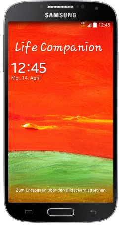 Samsung Galaxy S4 Smartphone (12,7 cm (5 Zoll) Super AMOLED-Touchscreen, 16 GB interner Speicher, 13 Megapixel-Kamera, LTE, Android 4.4) tief schwarz