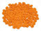 Rosen 15 mm x 100 Stück Satinrosen Aufnäher Deko Blumen Röschen zum Basteln Haarschmuck kleine Rosenköpfe Farbe: orange 668