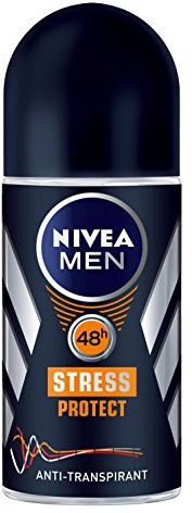 Nivea Deo Roll-On Stress Protect Men 2 X 50 ml, 1er Pack (1 x 100 ml)