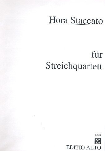 Hora Staccato: für Streichquartett Stimmen