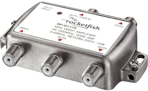 Rocketfish 4-way Bi-directional Cable Amplifier