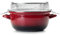 Ibili Volcan Frittier-Set, Pommestopf, Frittentopf, Fritteuse mit Einhängekorb, 24 cm Durchmesser, 12,5 cm Höhe, Füllmenge 4,6l