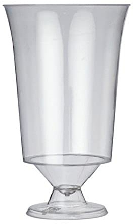 Plastico T644 Disposable Wine Glass (Pack of 10) | Saves clean-up time at busy catering events, festivals, and parties while offering an elegant stemware look.
