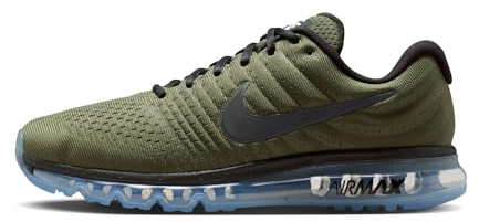 Nike Men's Air Max 2017 Running Shoes (9 M US, Cargo Khaki/Black)