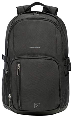 Tucano Centro Pack Mochila 15.6 - Negro - Bolsas para portátil (Funda Tipo Mochila, 39,6 cm (15,6 Pulgadas), Correa para el Hombro, Negro)