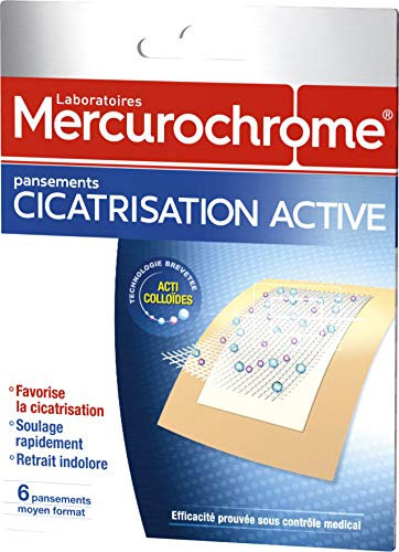 Mercurocromo – Apósitos Cicatrización Active – Caja de 6 vendajes
