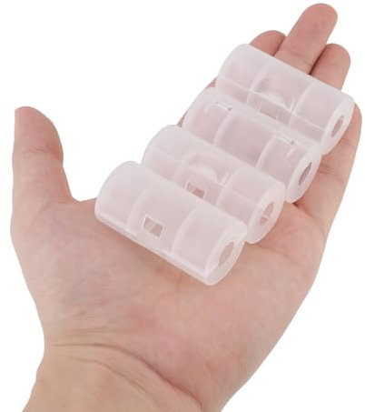 OriGlam® 4Pcs AA to C Size Battery Converter, Battery Adapter Holder Case Battery Boxes