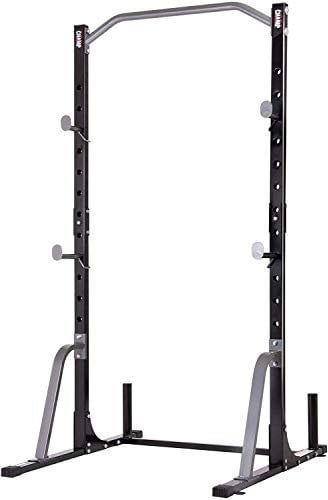 Body Champ Power Rack System with Olympic Weight Plate Storage PBC530