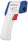 Hygiplas Infrarot-Thermometer Mini, Weiß, Bereich: -20 °C bis 320 °C, berührungslose Temperaturmessung, Messung von Flüssigkeiten und Feststoffen, LCD-Display, inklusive 9-V-Batterie, GL267