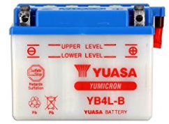 BATTERIE Yb4l-b L 121mm W 71mm H 93mm 12v 4ah